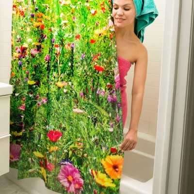 Tenda da doccia Prato fiorito