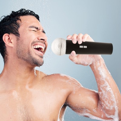 Microfono da doccia porta sapone