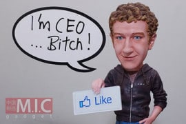 Action figure Mark Zuckerberg