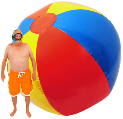 Pallone da spiaggia gigante