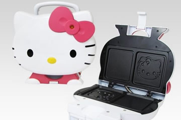 La piastra per fare i toast di Hello Kitty