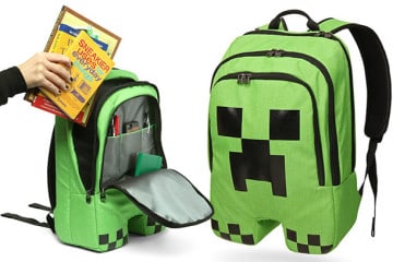 Lo zaino Creeper di Minecraft