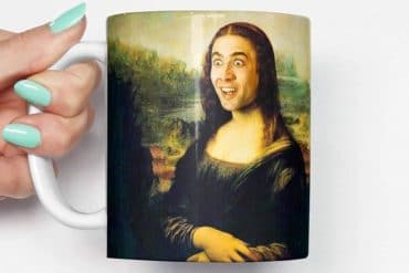 Mug Nicolas Cage-Gioconda