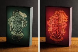 Luminart case di Hogwarts: Serpeverde e Grifondoro