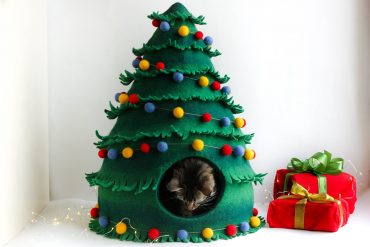 Casa per gatti Albero di Natale