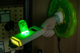 Lampada 3D Portal Gun